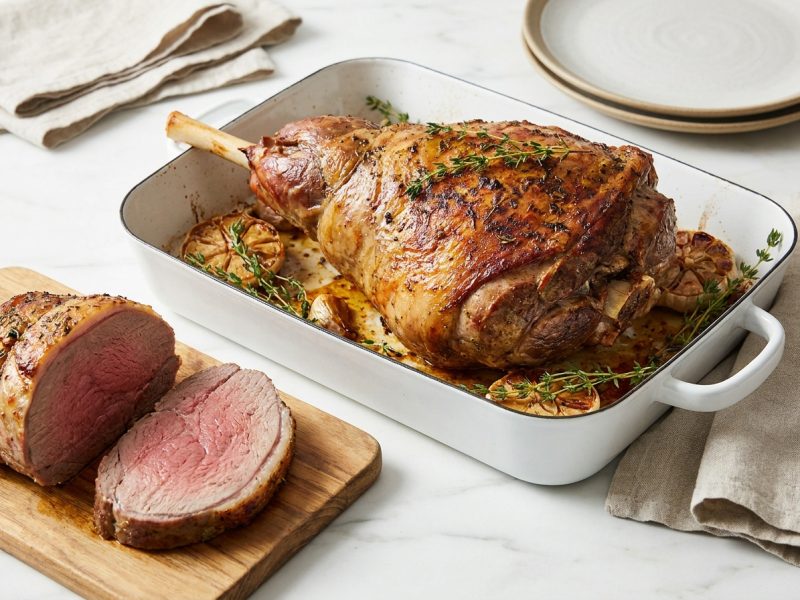 Comment cuire un gigot d'agneau au four ?