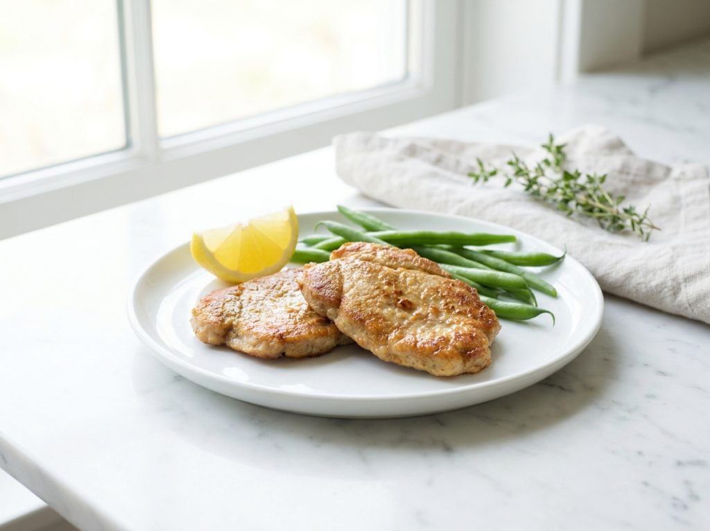 Escalopes de Veau : le plat cuit