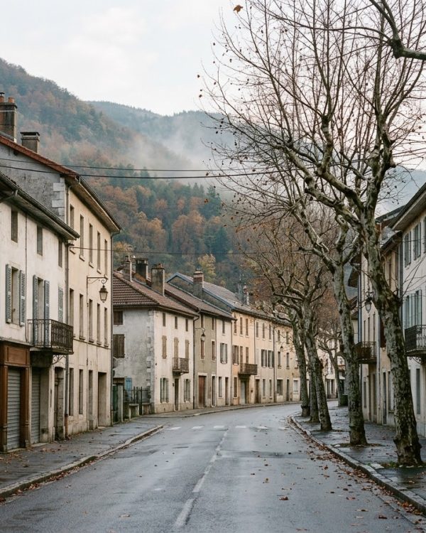 Bourgoin-Jallieu, le Nord-Isère au petit matin.