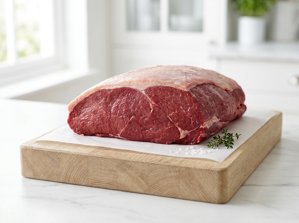 Rumsteck halal, hors du pack