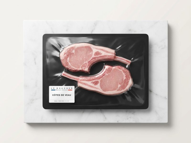Côtes de Veau halal sous vide