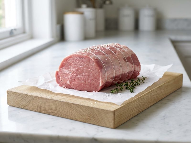Rôti de Veau Maison halal, hors du pack