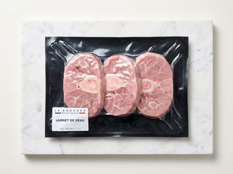Jarret de Veau halal sous vide