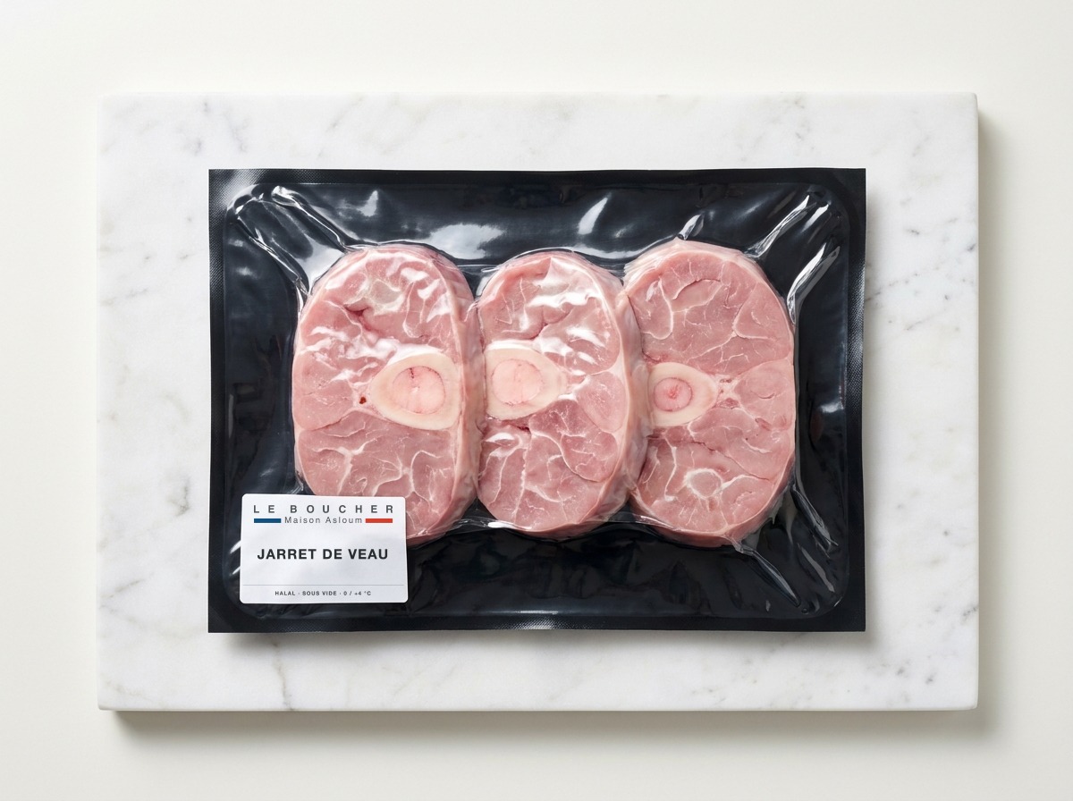 Jarret de Veau halal sous vide