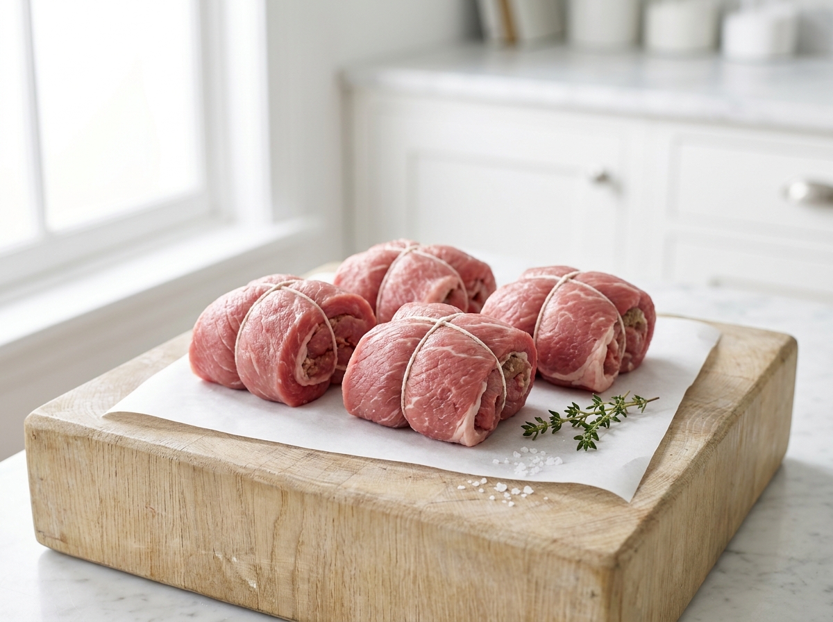 Paupiettes de Veau Maison halal, hors du pack