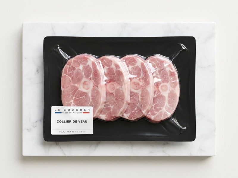 Collier de Veau halal sous vide