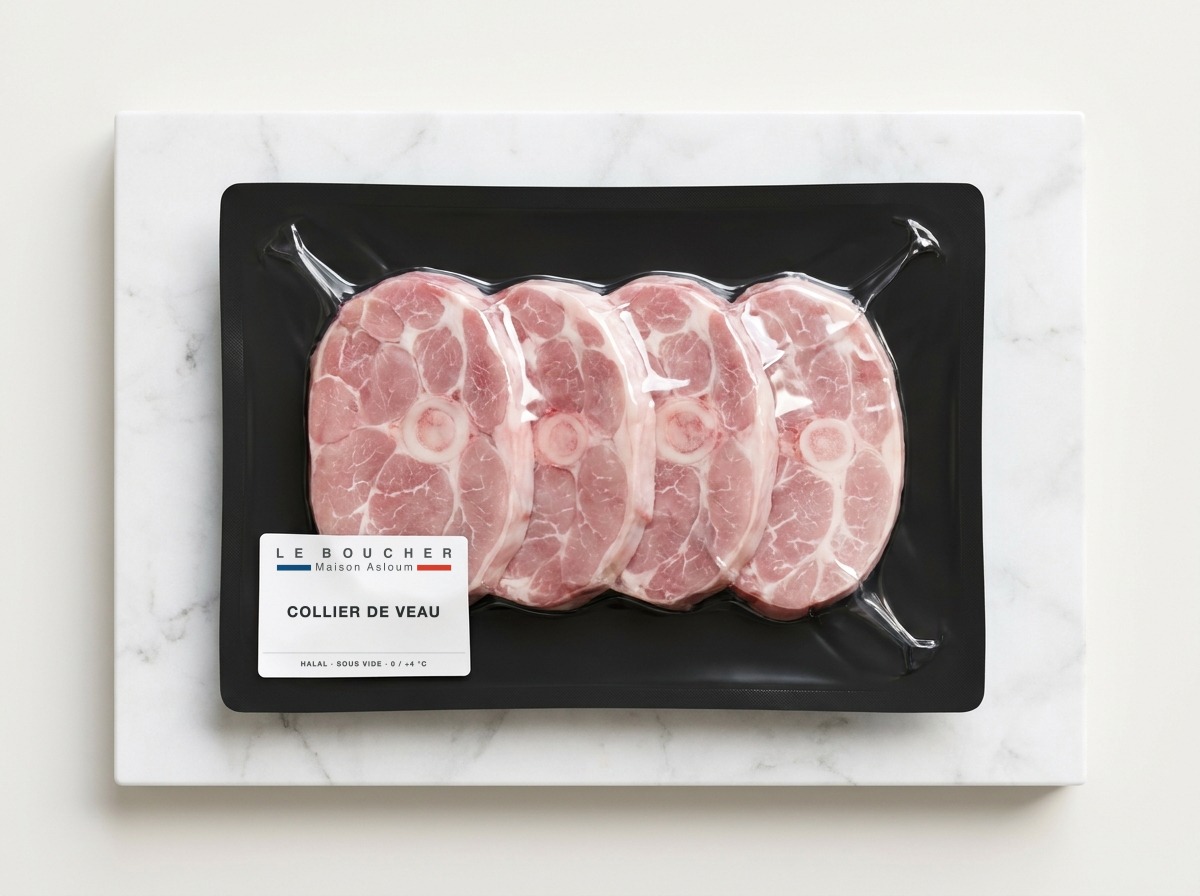 Collier de Veau halal sous vide