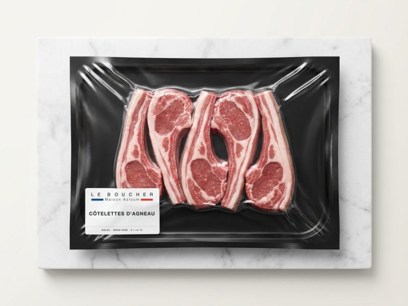 Côtelettes d'agneau halal sous vide