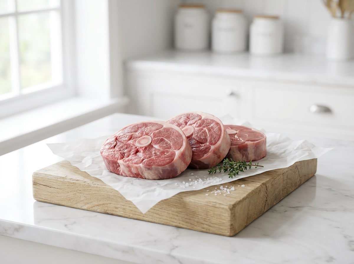Gigot d'agneau tranché halal, hors du pack