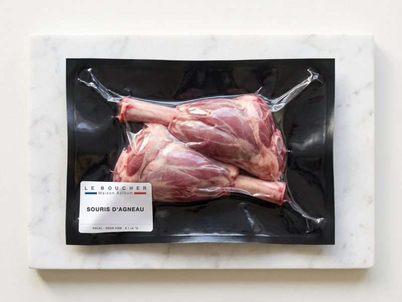 Souris d'agneau halal sous vide