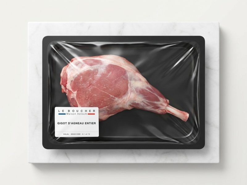 Gigot d'agneau entier halal sous vide