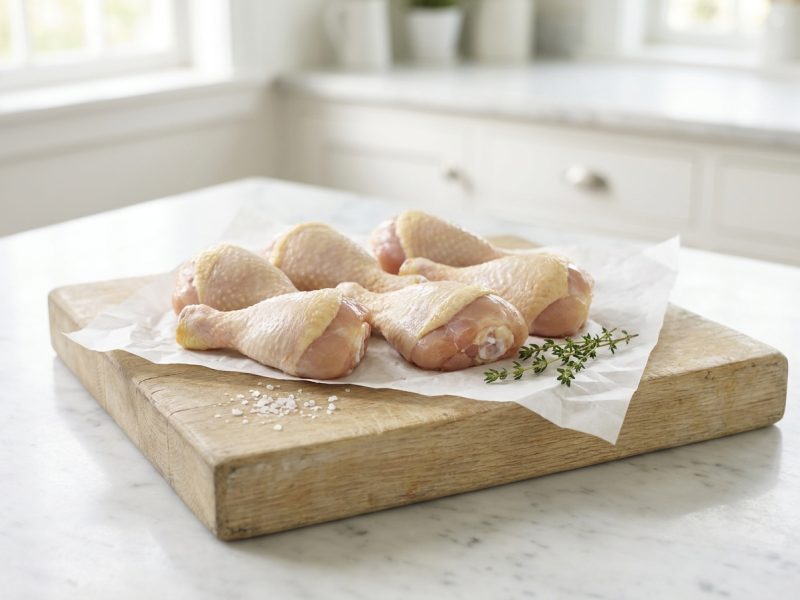 Pilons de Poulet halal, hors du pack