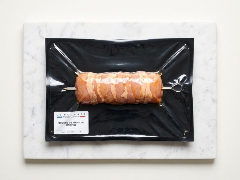 Broche de Volaille Marinée halal sous vide