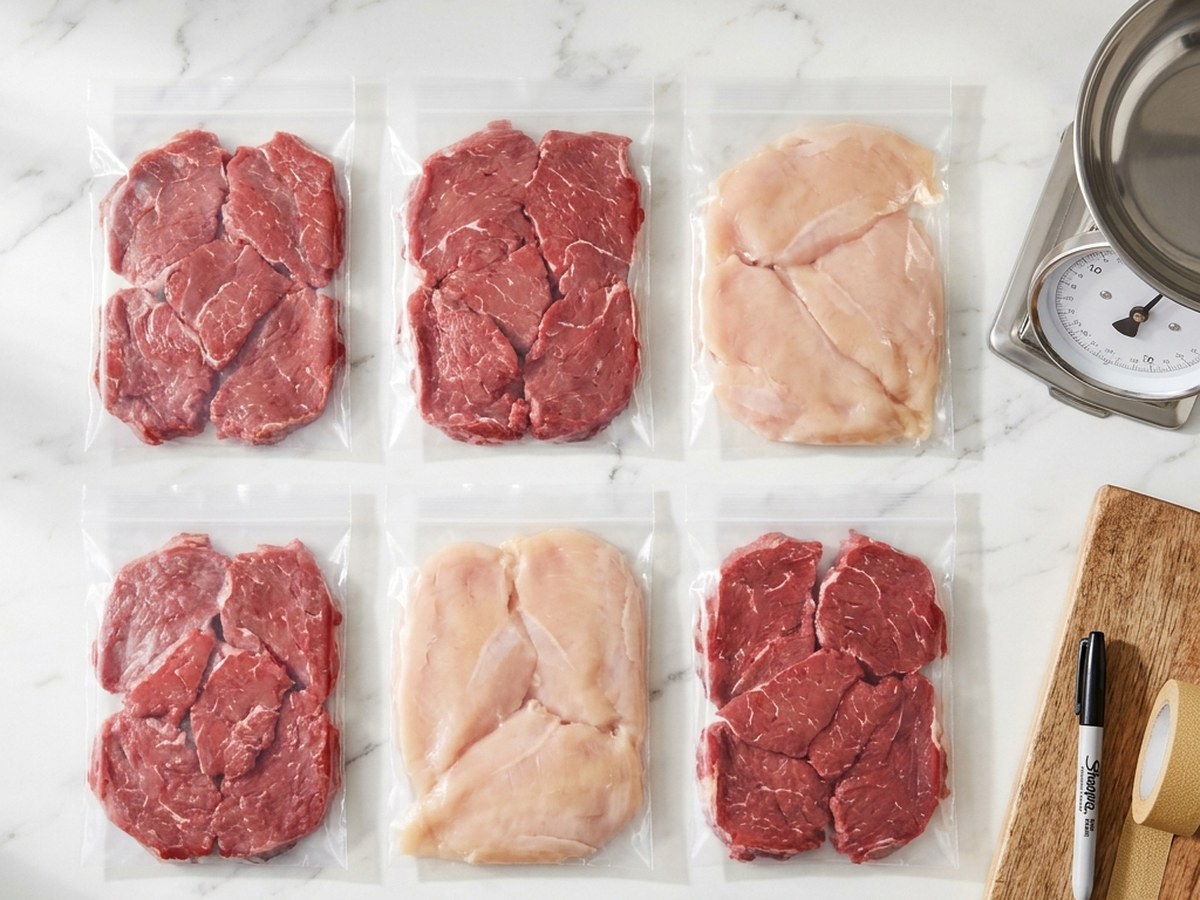 Combien de viande congeler d’un coup : le pouvoir de congélation