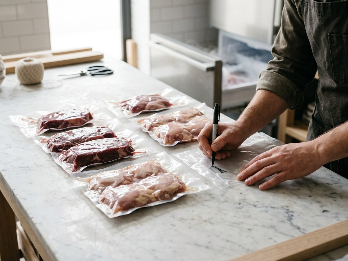 Congeler une viande le jour de la livraison