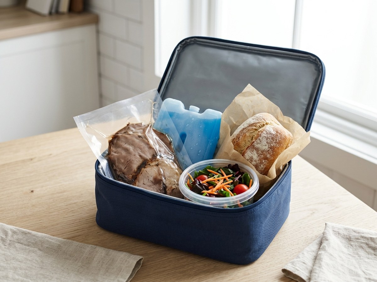 Emporter un repas cuit sous vide