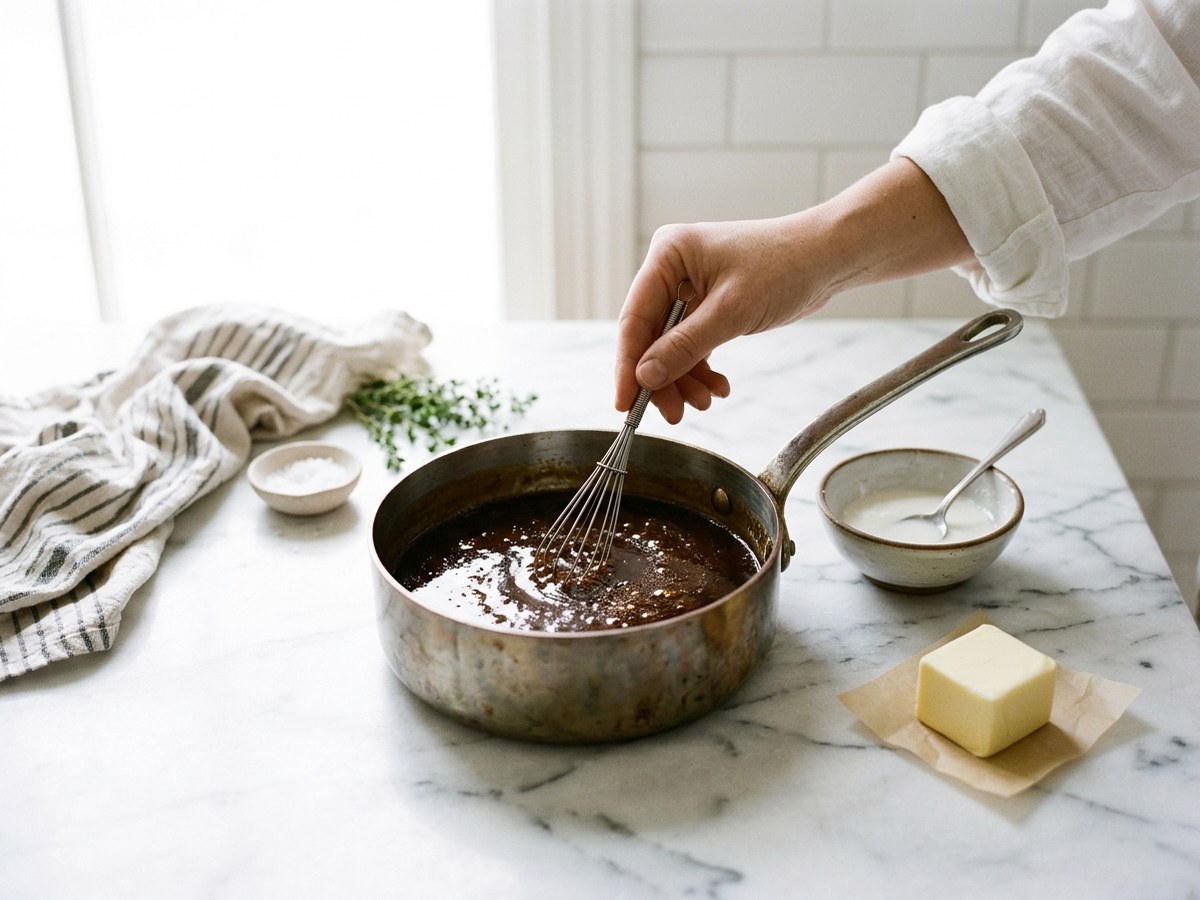 Épaissir une sauce sans farine
