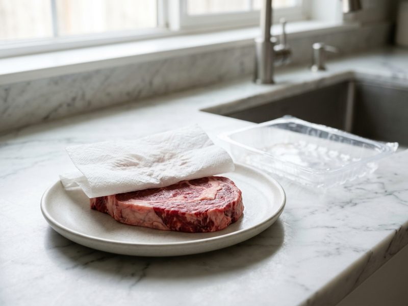 Faut-il rincer une viande sortie du sous vide