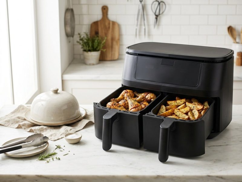 L’air fryer pour cinq personnes : faire en deux fois sans que ça refroidisse