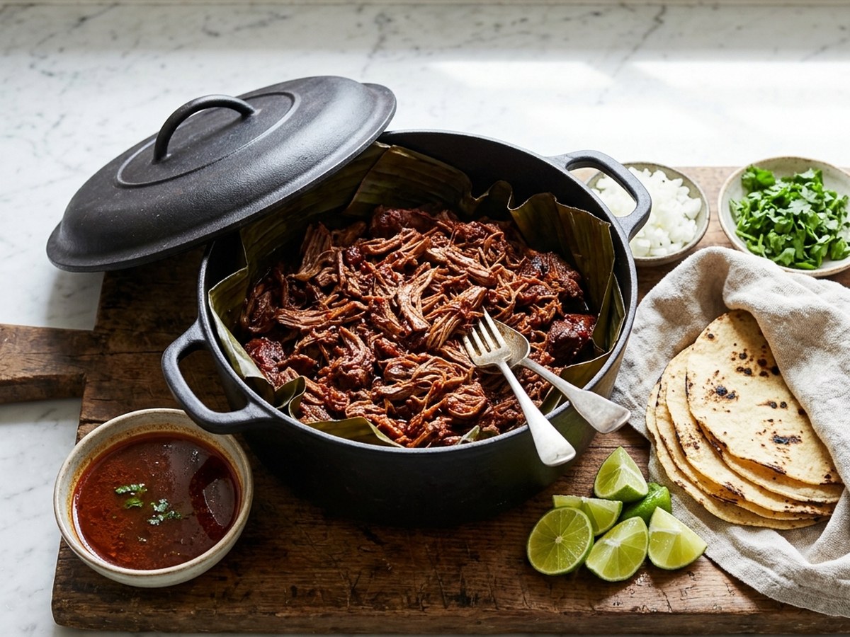 La barbacoa : la joue et l’épaule cuites à l’étouffée