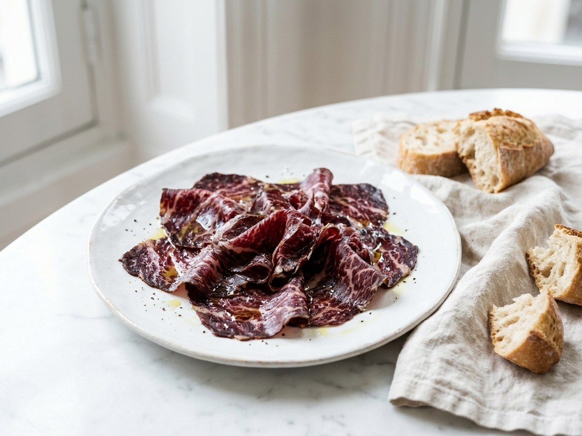 La cecina de wagyu, douze mois d’affinage
