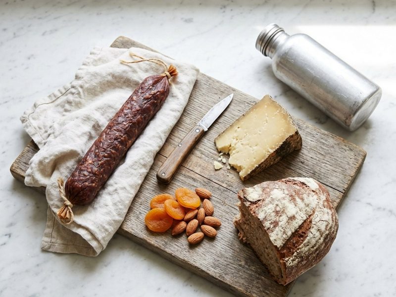La charcuterie en randonnée : ce qui tient dans le sac, et à quel poids