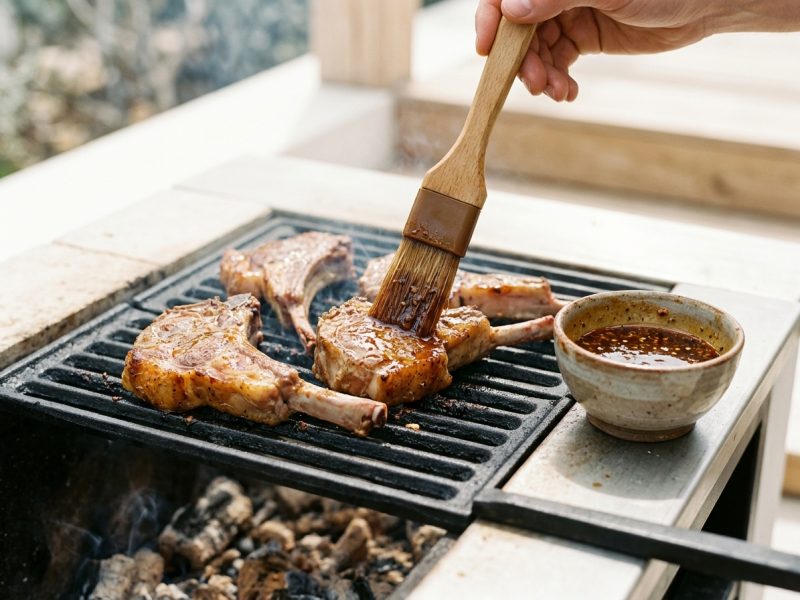 La marinade qui ne brûle pas sur la braise