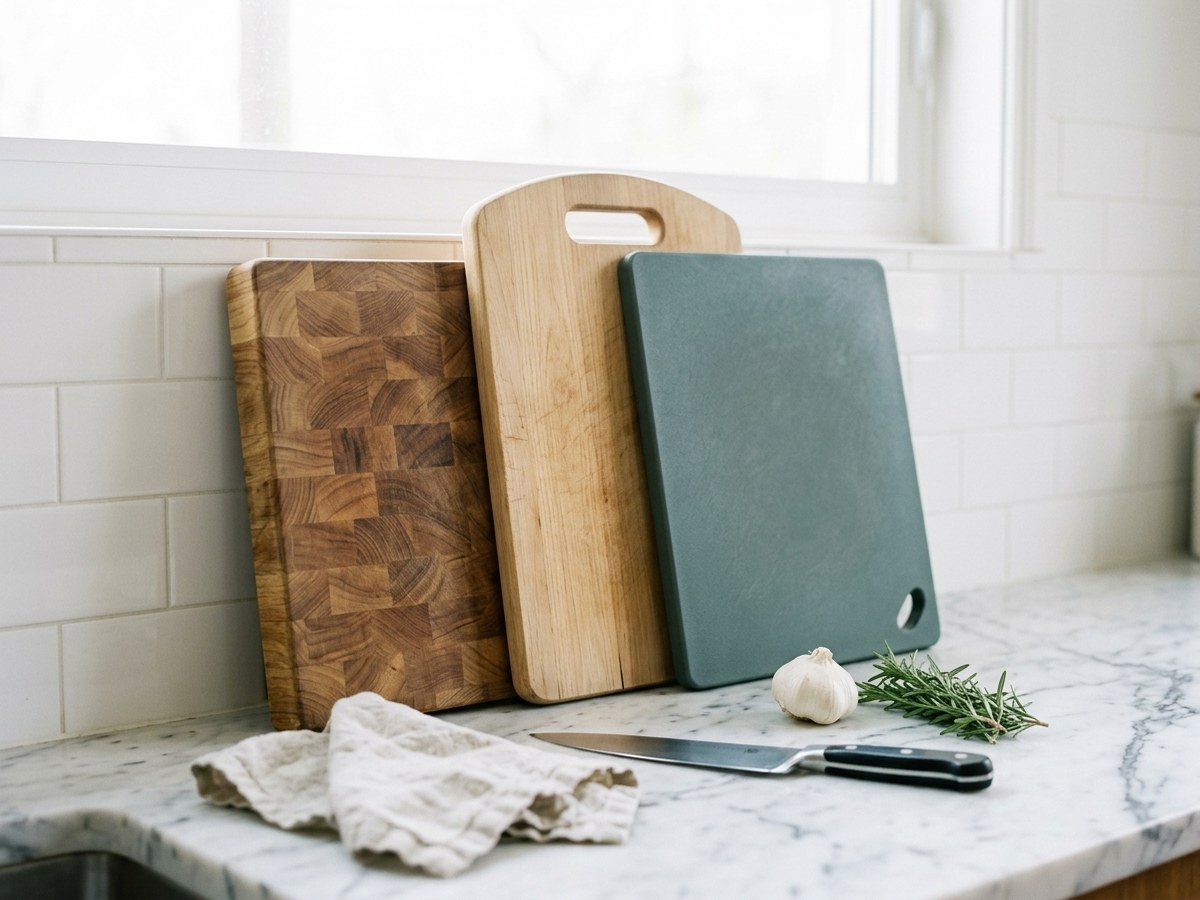 La planche à découper : bois ou plastique, et combien il en faut