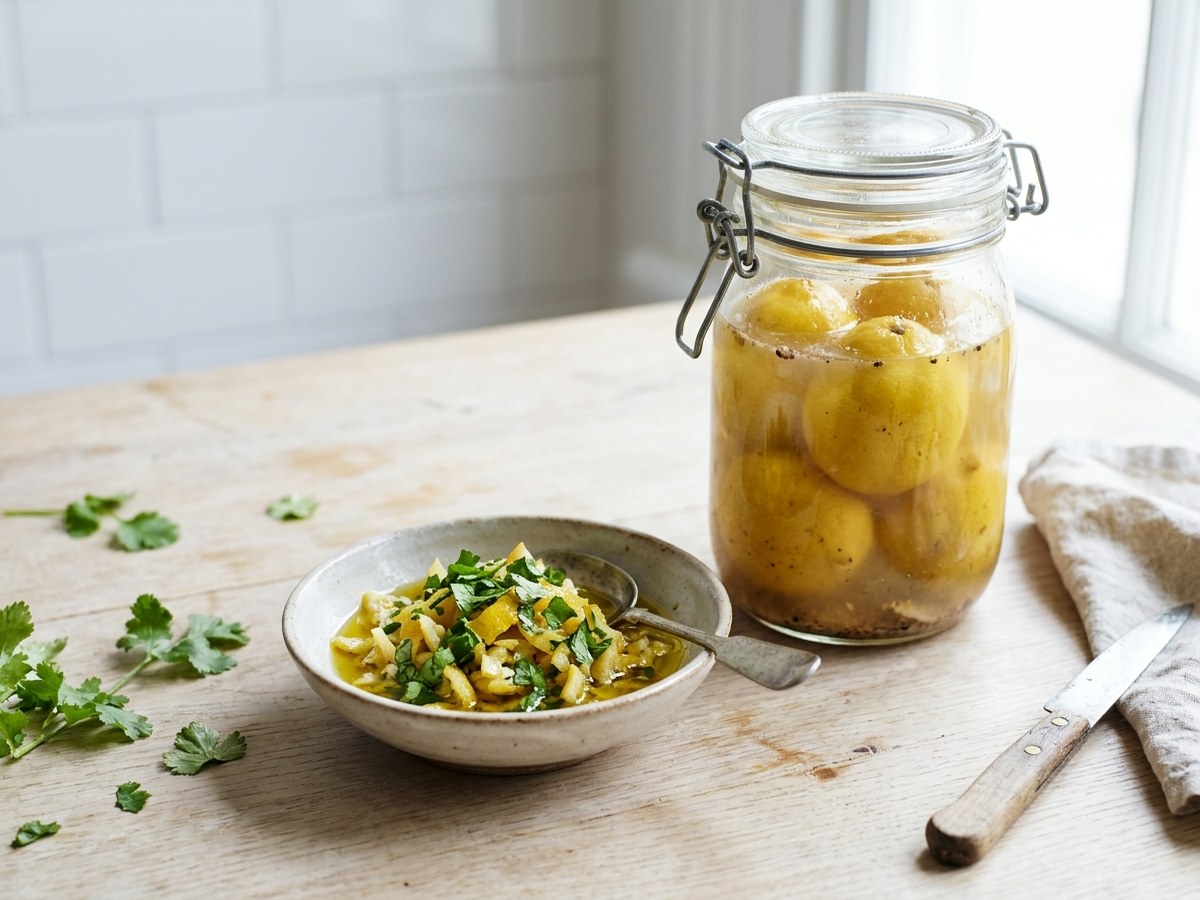 La sauce au citron confit, pour la volaille et l’agneau