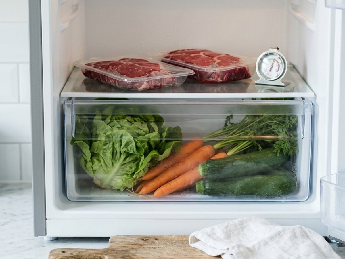 Le bac à légumes n’est pas la zone froide : où va la viande