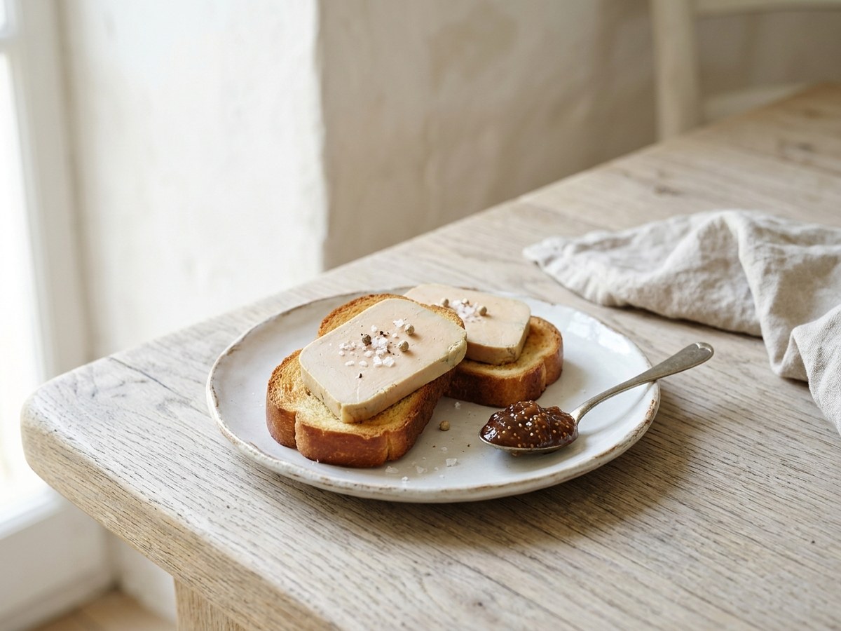Le bloc de foie gras de canard au poivre de Penja