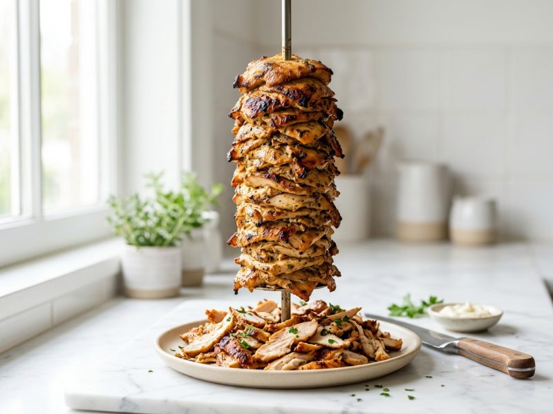 Le chawarma maison, à la broche ou au four