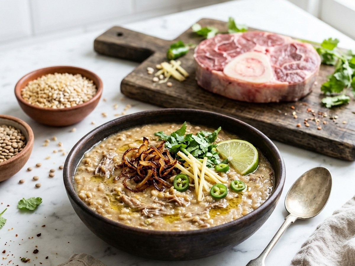 Le haleem : le jarret, les céréales et cinq heures de patience
