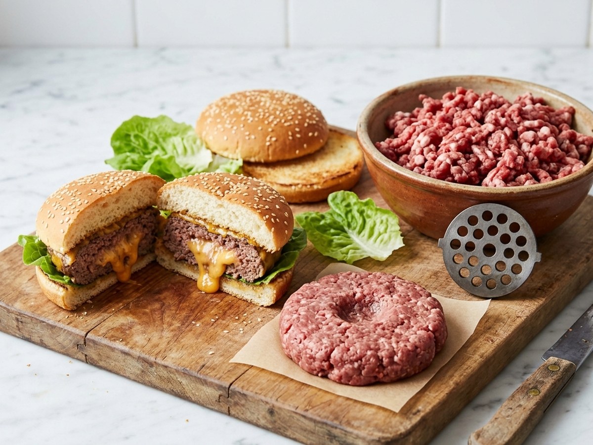 Le hamburger maison : le bon pourcentage de gras, morceau par morceau
