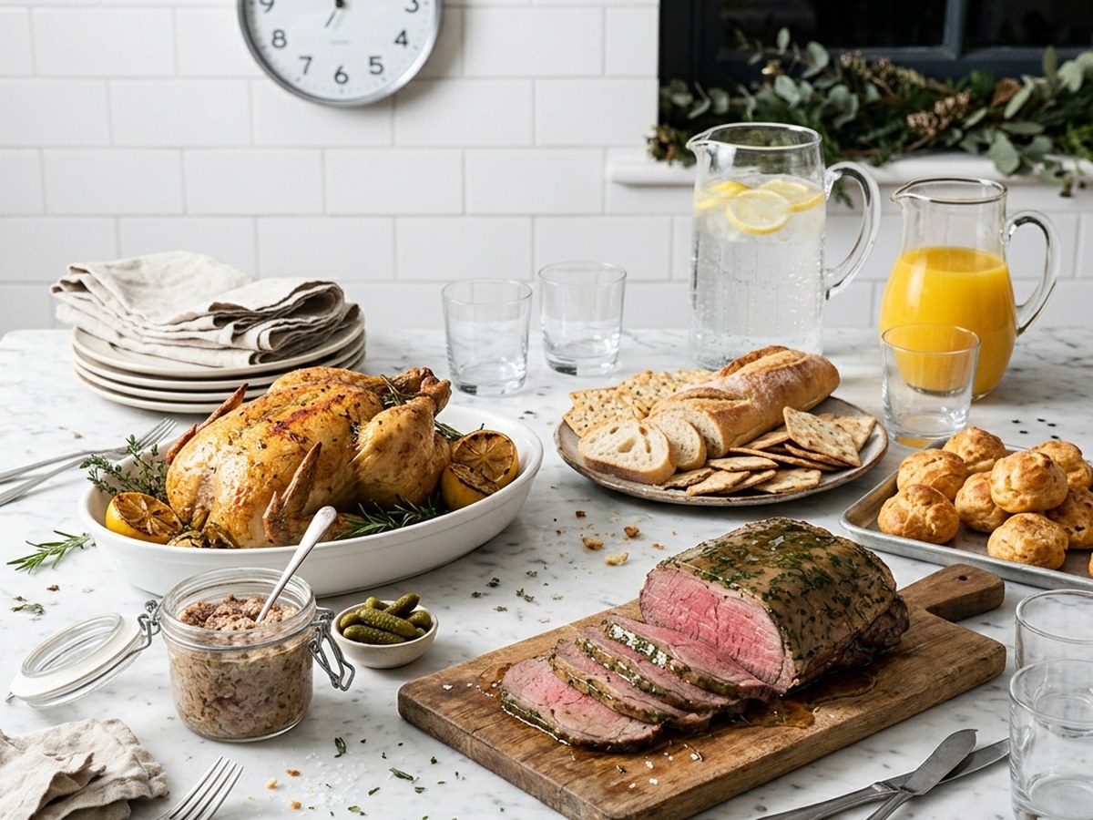 Le repas du Nouvel An, quand on passe à table à vingt-deux heures