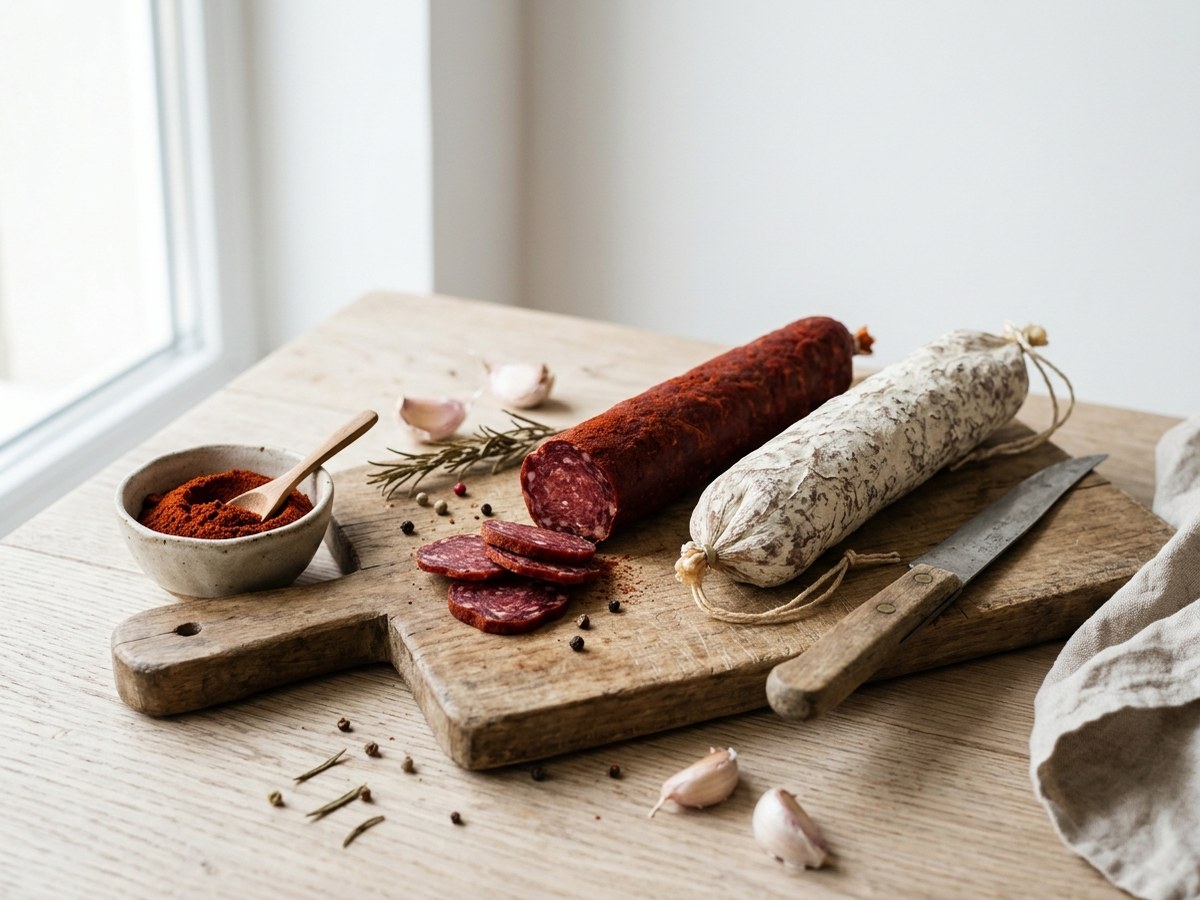 Le saucisson à l’espagnol et celui à l’italienne