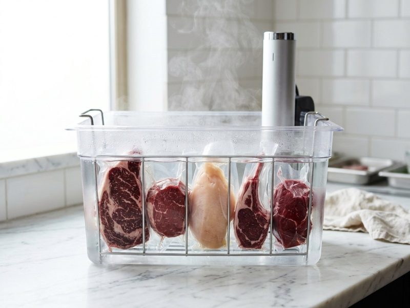 Le sous vide et la cuisine de la semaine