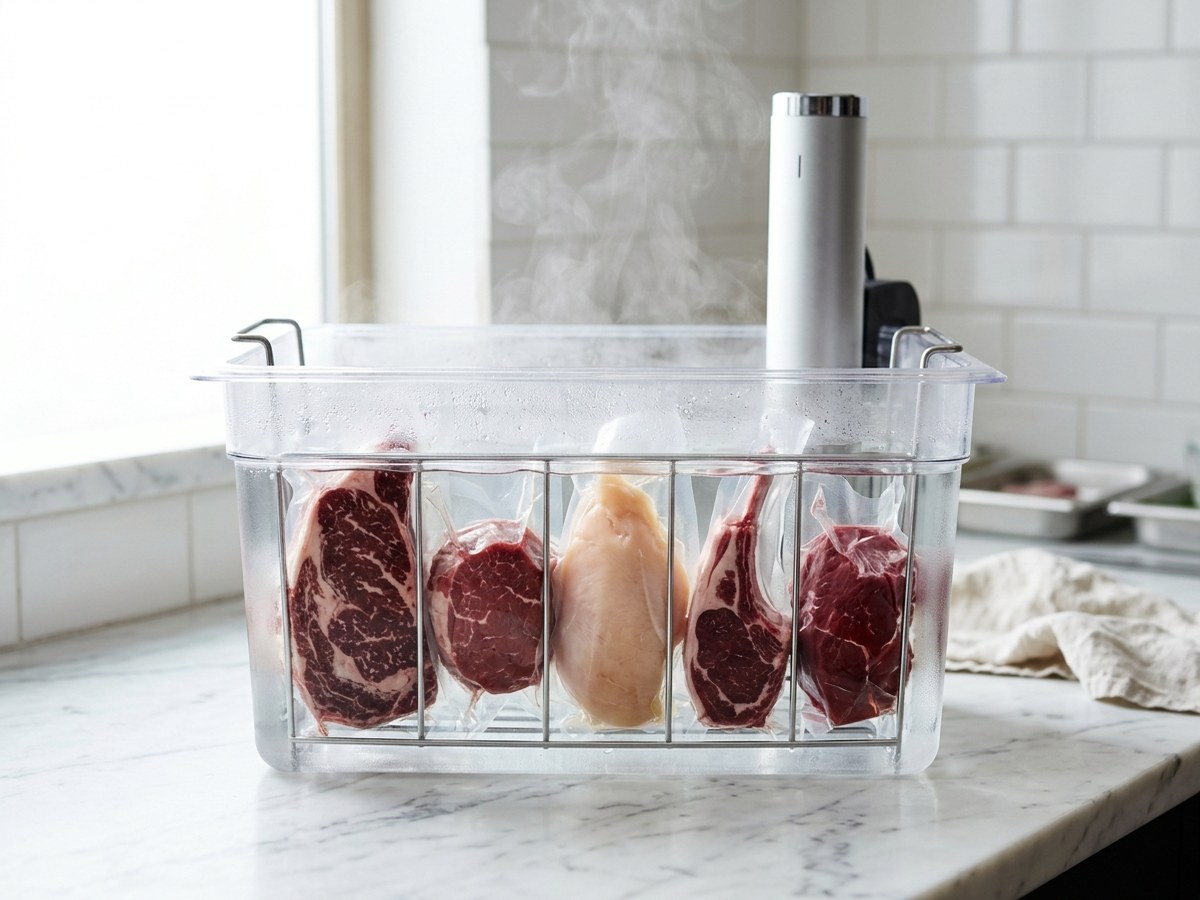 Le sous vide et la cuisine de la semaine