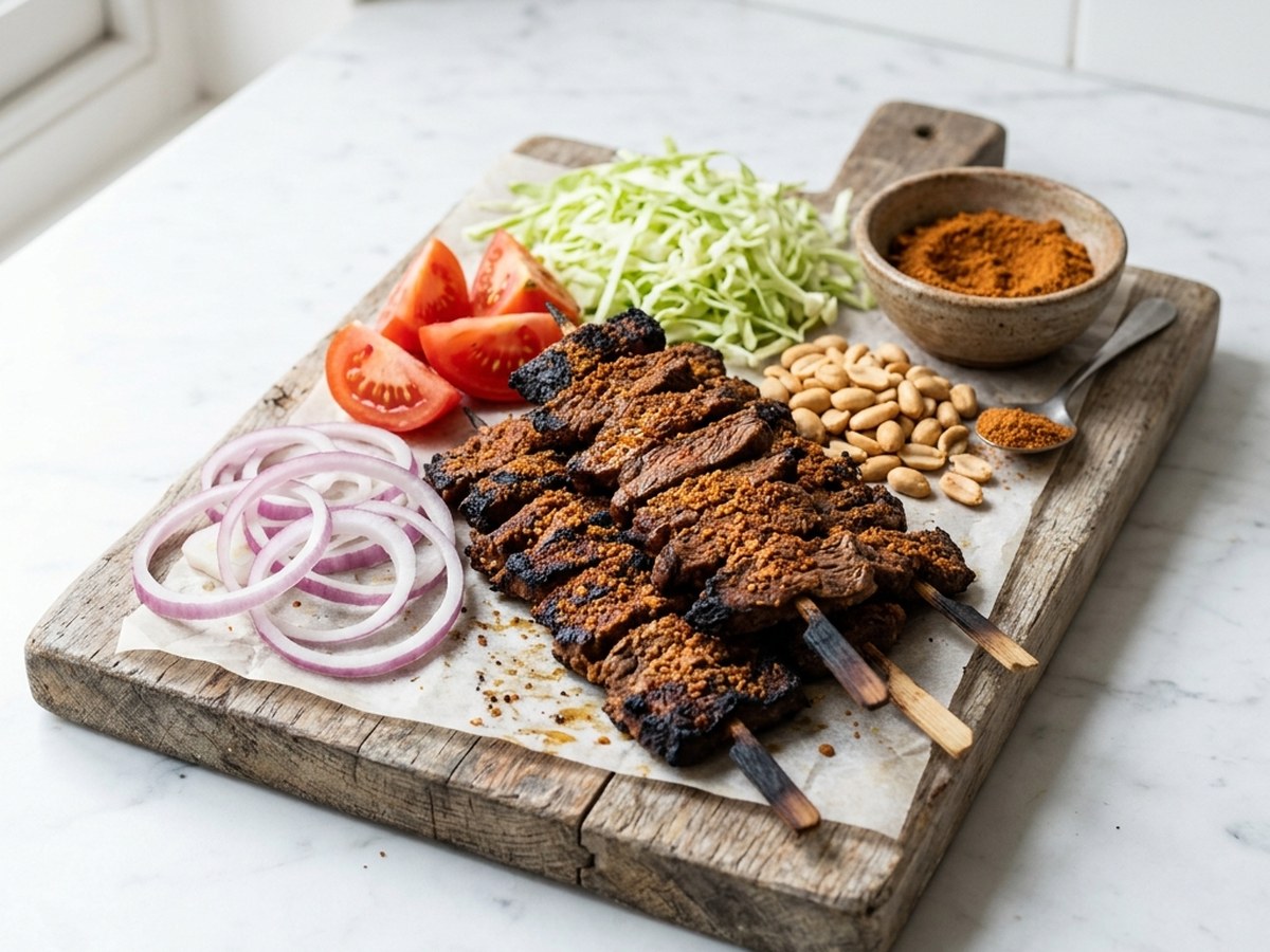 Le suya nigérian : le yaji, la cacahuète, et la tranche fine