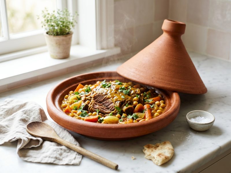 Le tajine, la cuisson lente au plat en terre
