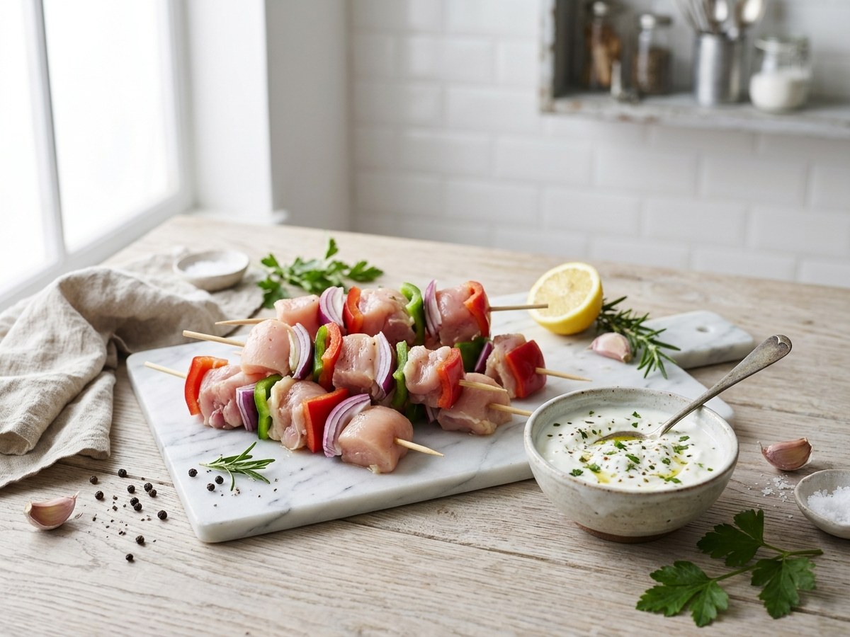 Les brochettes avec les enfants, du montage à l’assiette