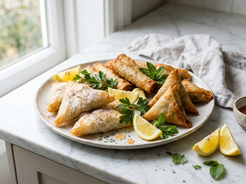 Les entrées de viande d’un repas de fête