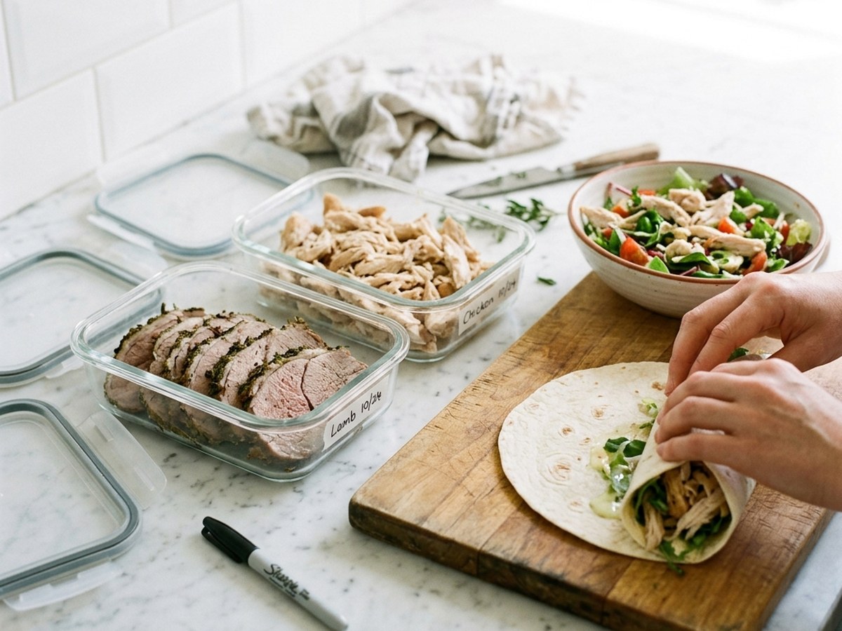 Les restes du grand repas : trois jours, et un plat par jour