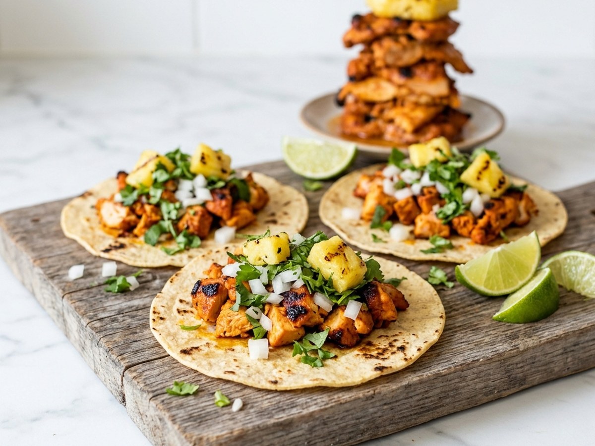 Les tacos al pastor en halal : quelle viande sur le trompo