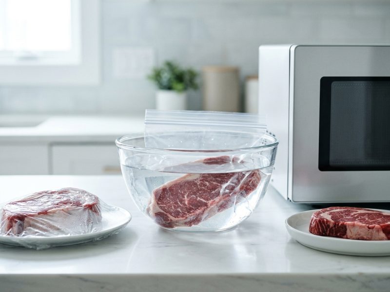 Les trois façons de décongeler une viande