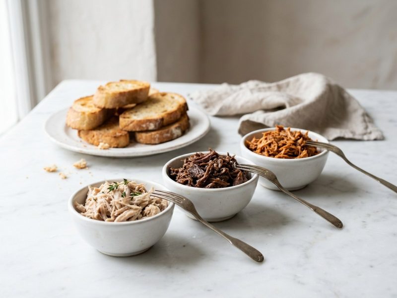 Les trois rillettes de la maison