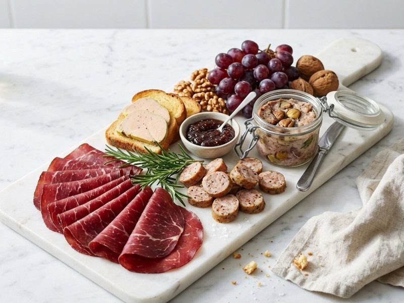 Un plateau de fêtes sans porc, qui tient la table