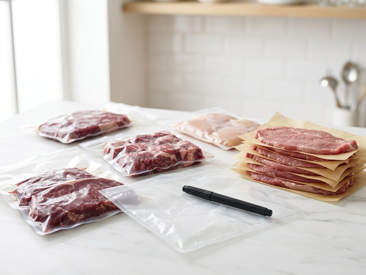 Préparer sa viande pour le congélateur : les gestes de l’atelier