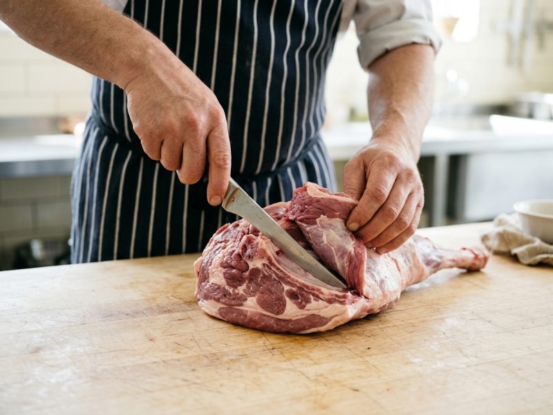 Préparer un gigot d’agneau en papillon