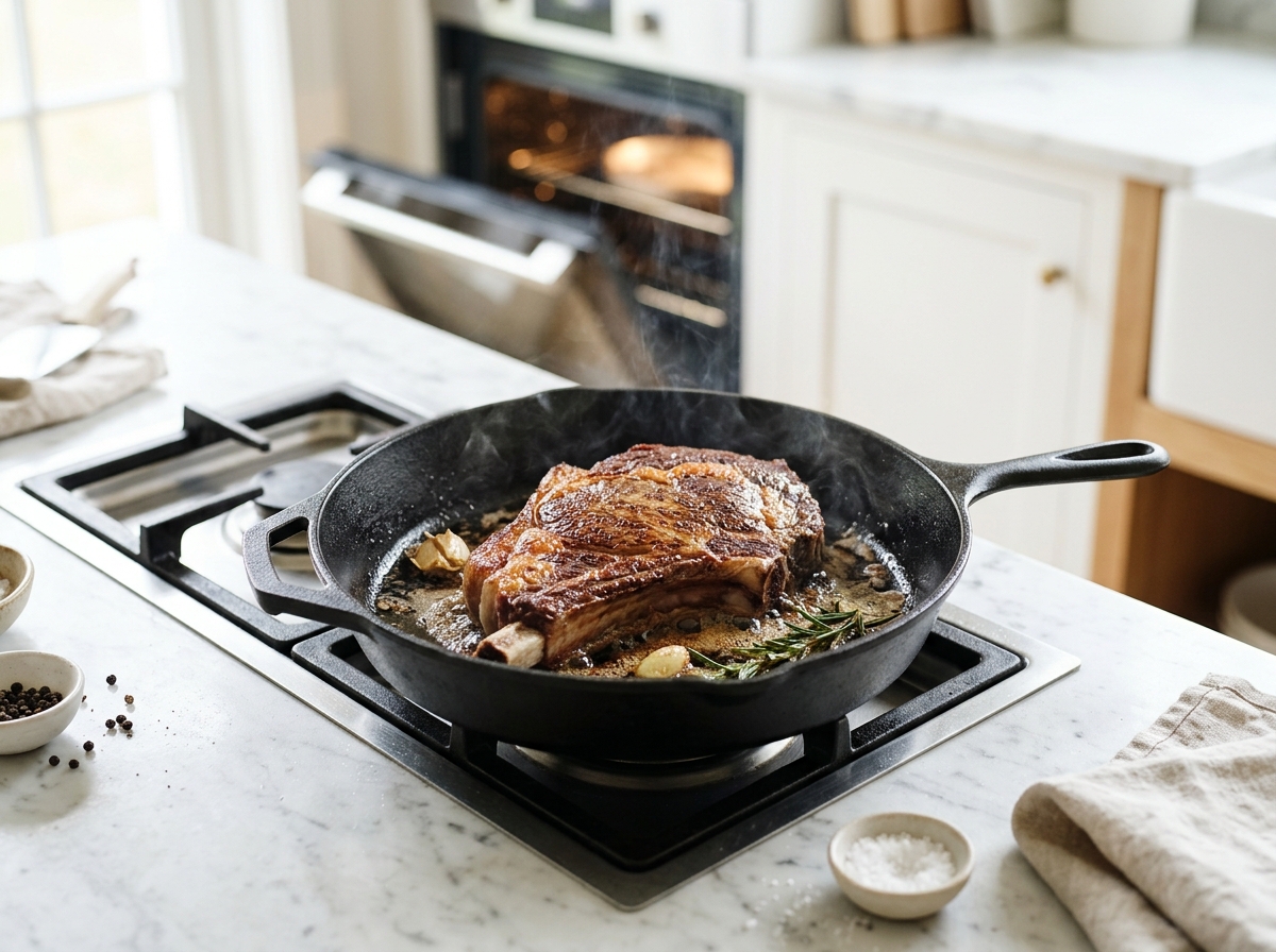 Saisir puis finir au four, la cuisson en deux temps